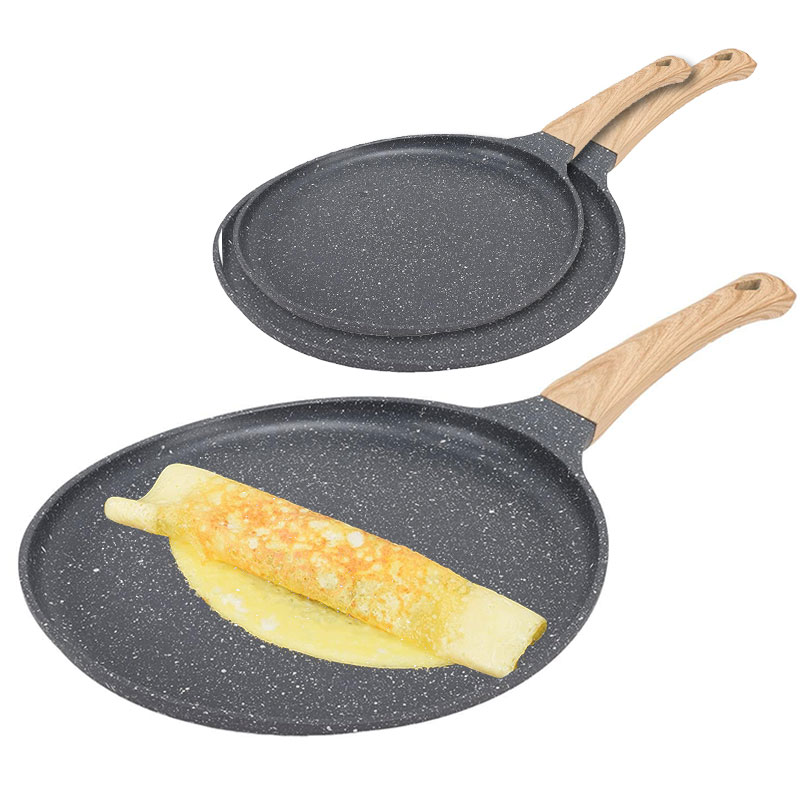 Mini Pancake Griddle - Wajan Panggang Keramik Anti Lengket untuk