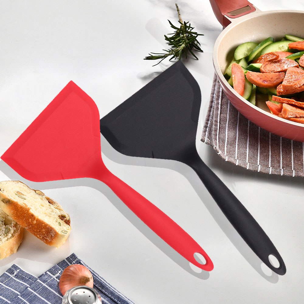 Okonomiyaki Spatula - Merah BK Non-Stick Silikon Turner Spatula