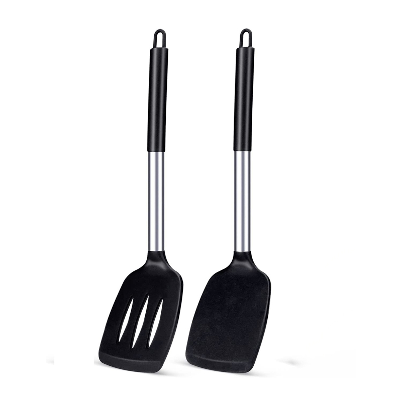 2 Buah Set Spatula Silikon Tah - Okonomiyaki Spatula ulasan dan harga