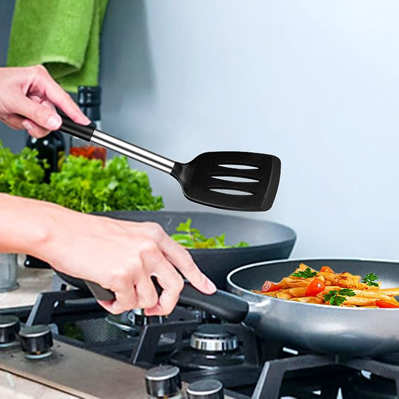 2 Buah Set Spatula Silikon Tah - Okonomiyaki Spatula ulasan dan harga