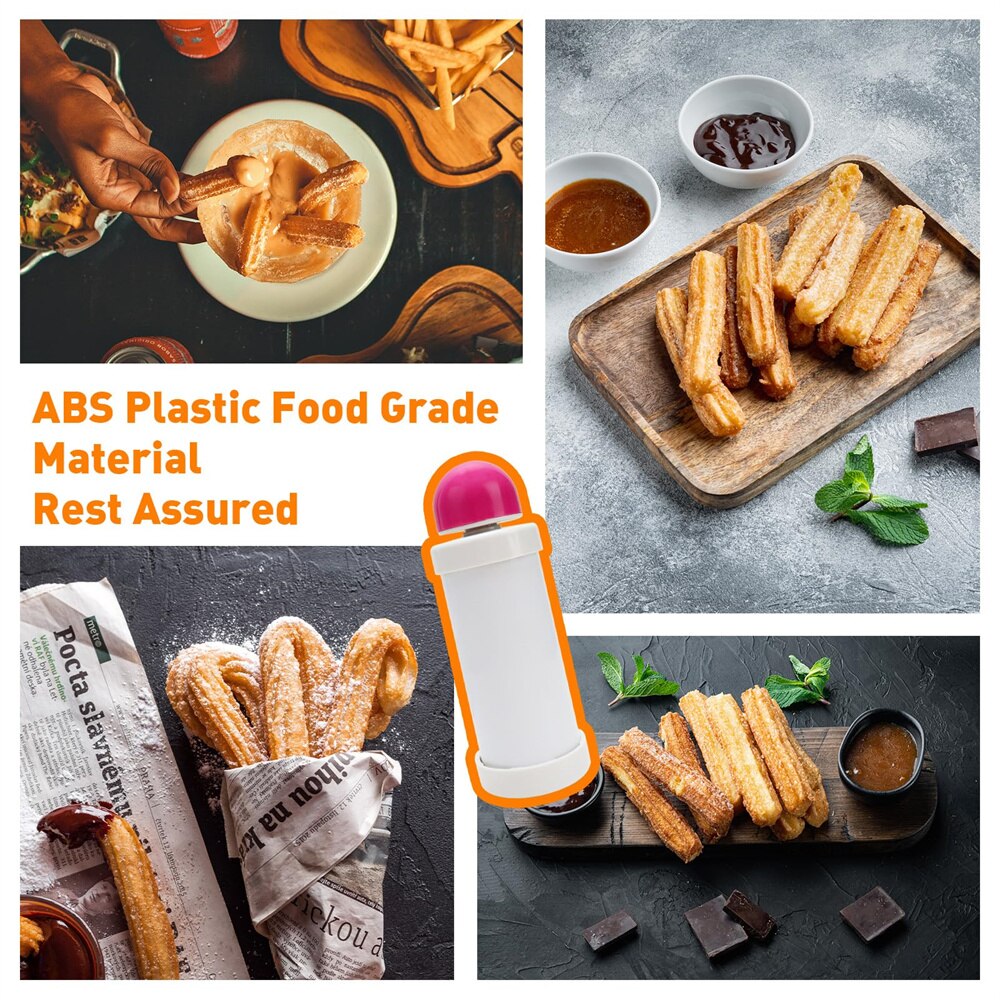 Kit pembuat Churro plastik por - Churros Maker Gun ulasan dan harga