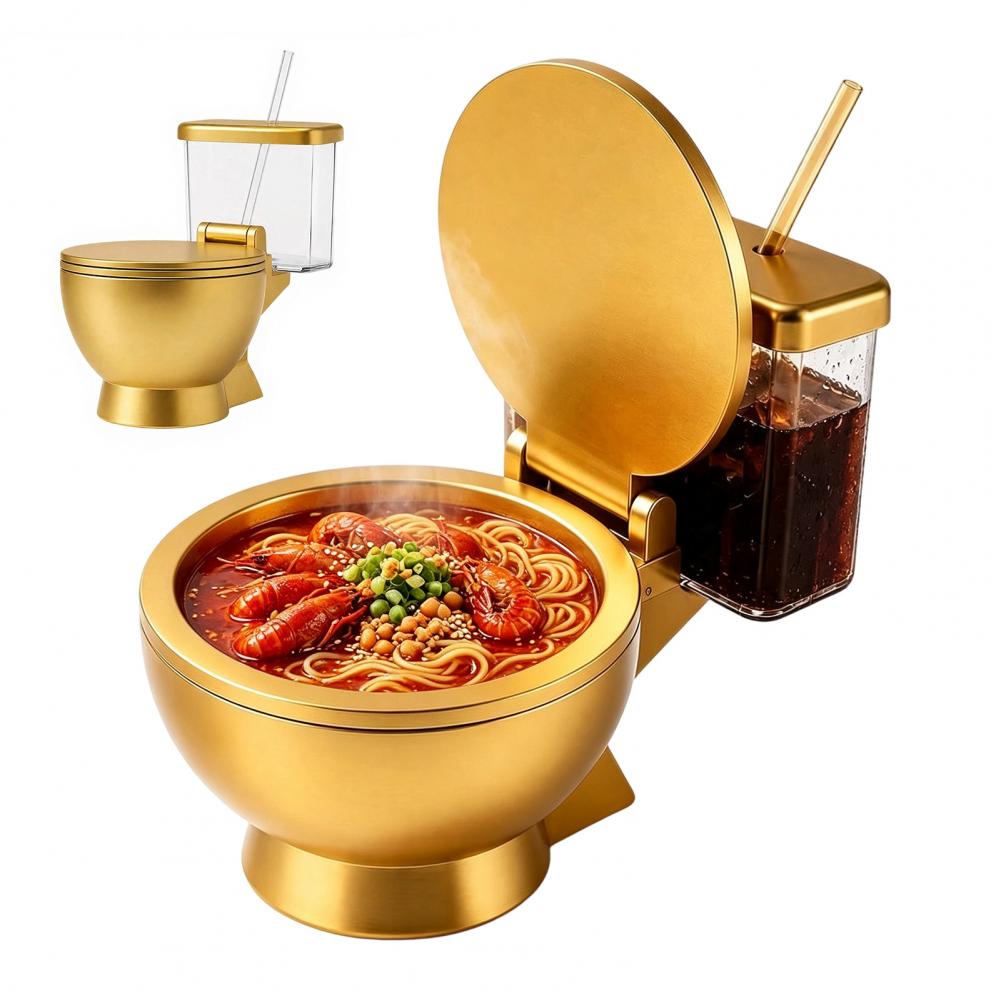 Set Mangkuk Ramen Bentuk Toile - Dim Sum Basket ulasan dan harga